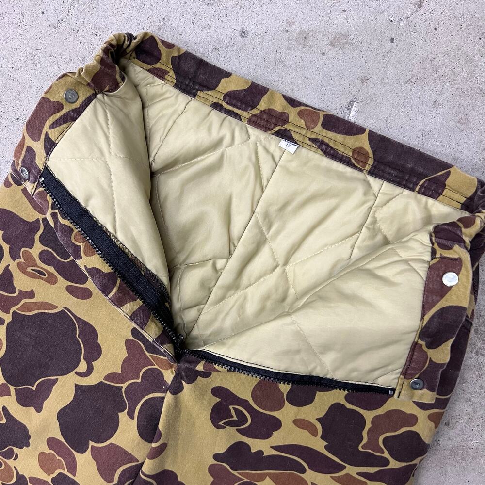 True Vintage Womens Duck Camo Dakota Industries Insulated Pants Hunting 12 - Picture 7 of 15